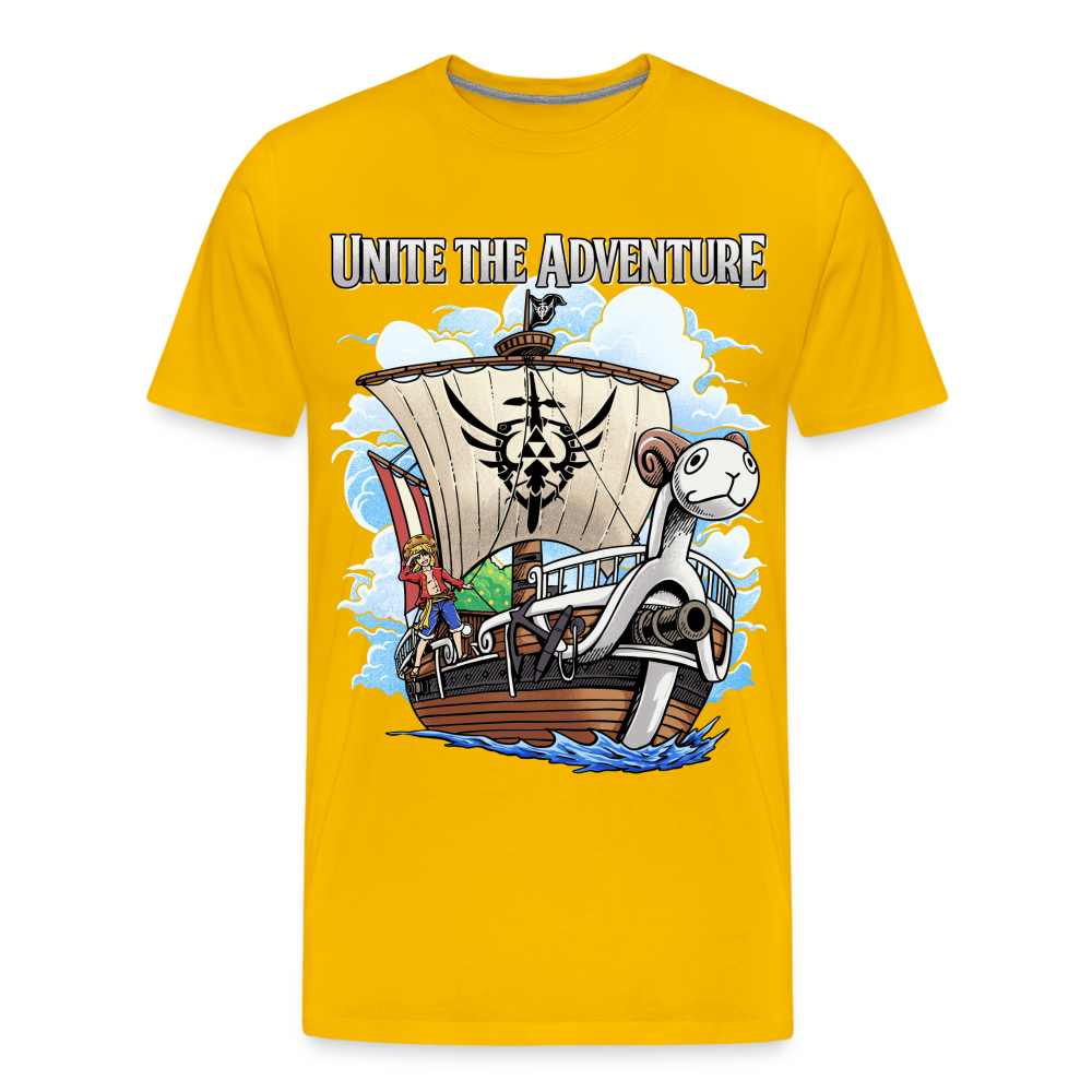 Unite The Adventure - Men's Premium T-Shirt - sun yellow