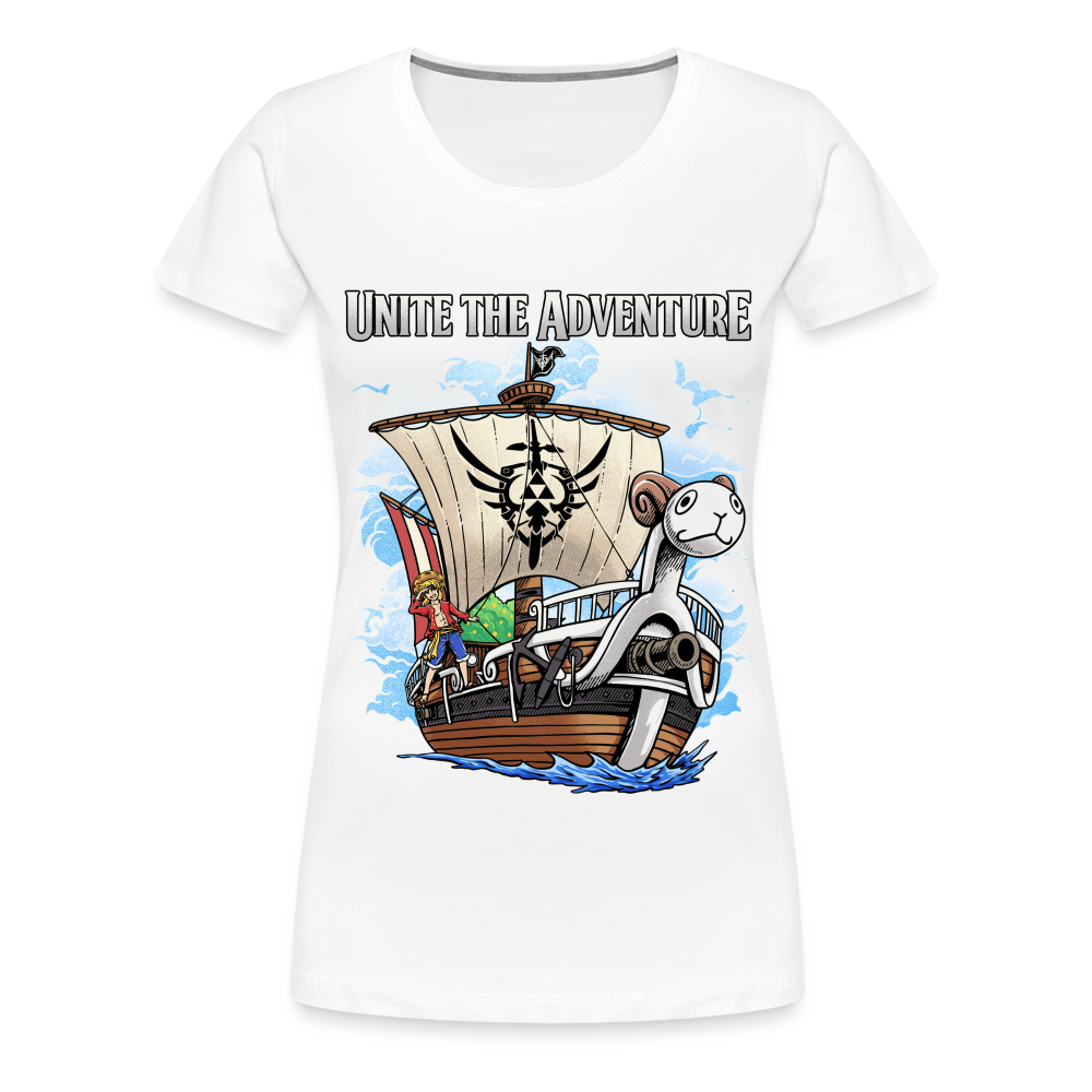 Unite The Adventure - Women’s Premium T-Shirt - white