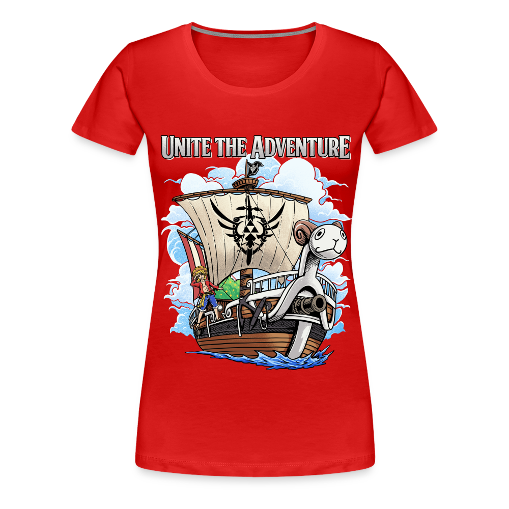 Unite The Adventure - Women’s Premium T-Shirt - red