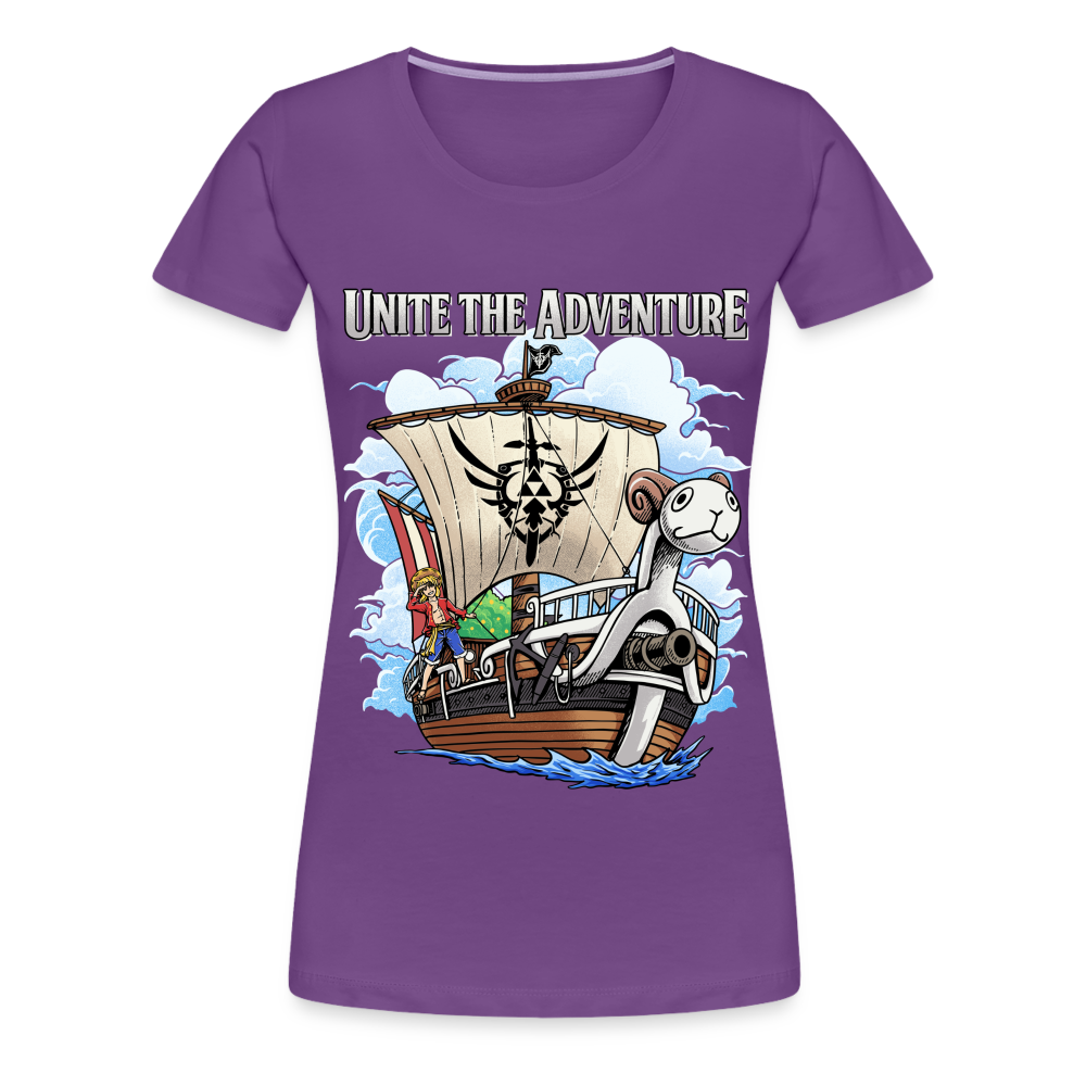 Unite The Adventure - Women’s Premium T-Shirt - purple