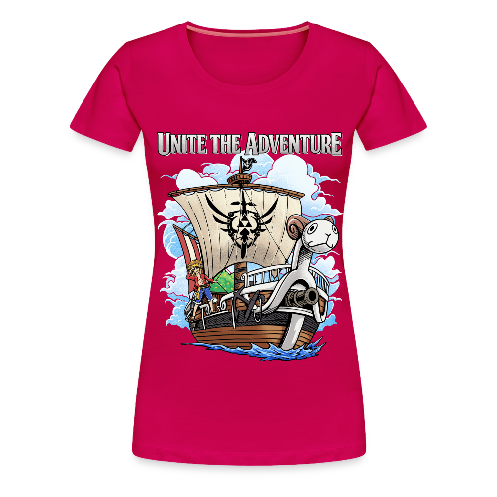 Unite The Adventure - Women’s Premium T-Shirt - dark pink