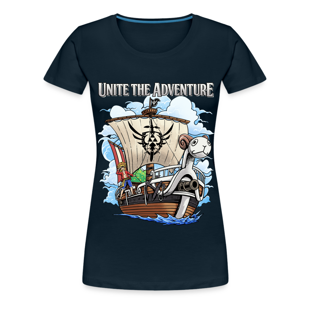 Unite The Adventure - Women’s Premium T-Shirt - deep navy