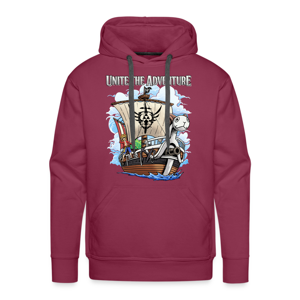 Unite The Adventure - Men’s Premium Hoodie - burgundy
