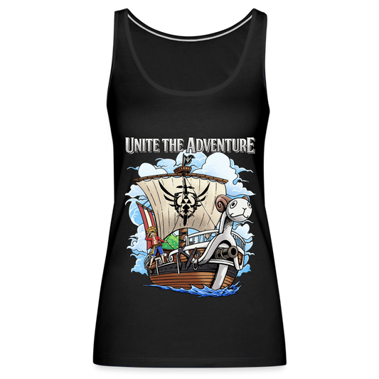 Unite The Adventure - Women’s Premium Tank Top - black