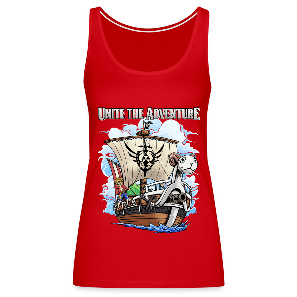 Unite The Adventure - Women’s Premium Tank Top - red