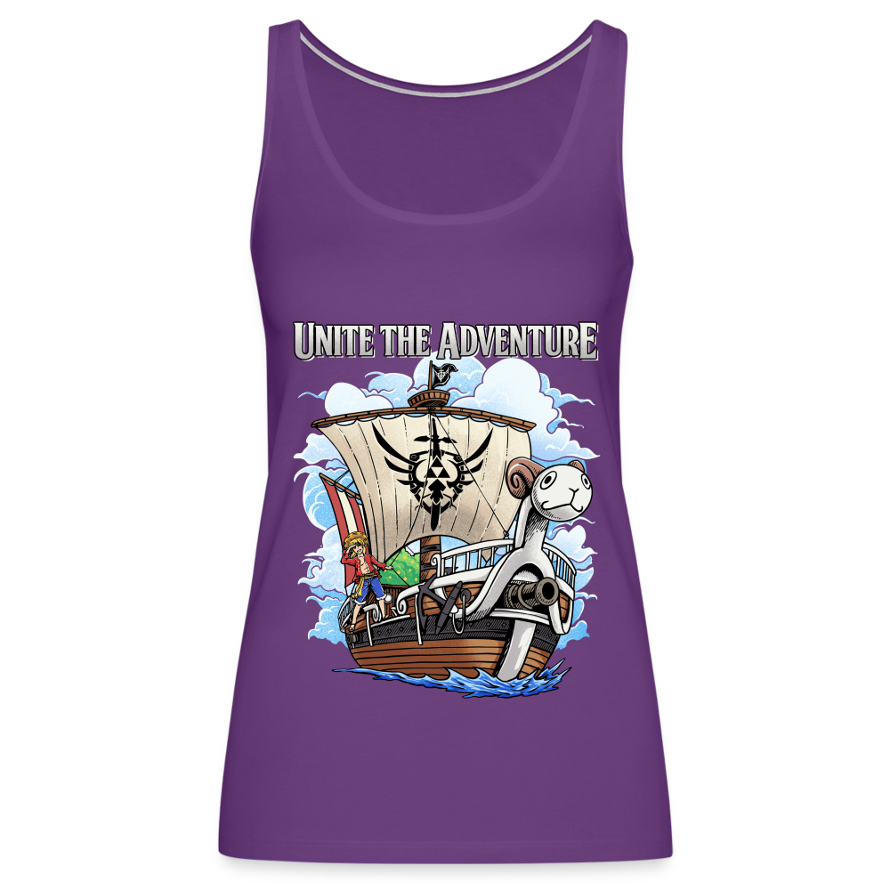 Unite The Adventure - Women’s Premium Tank Top - purple