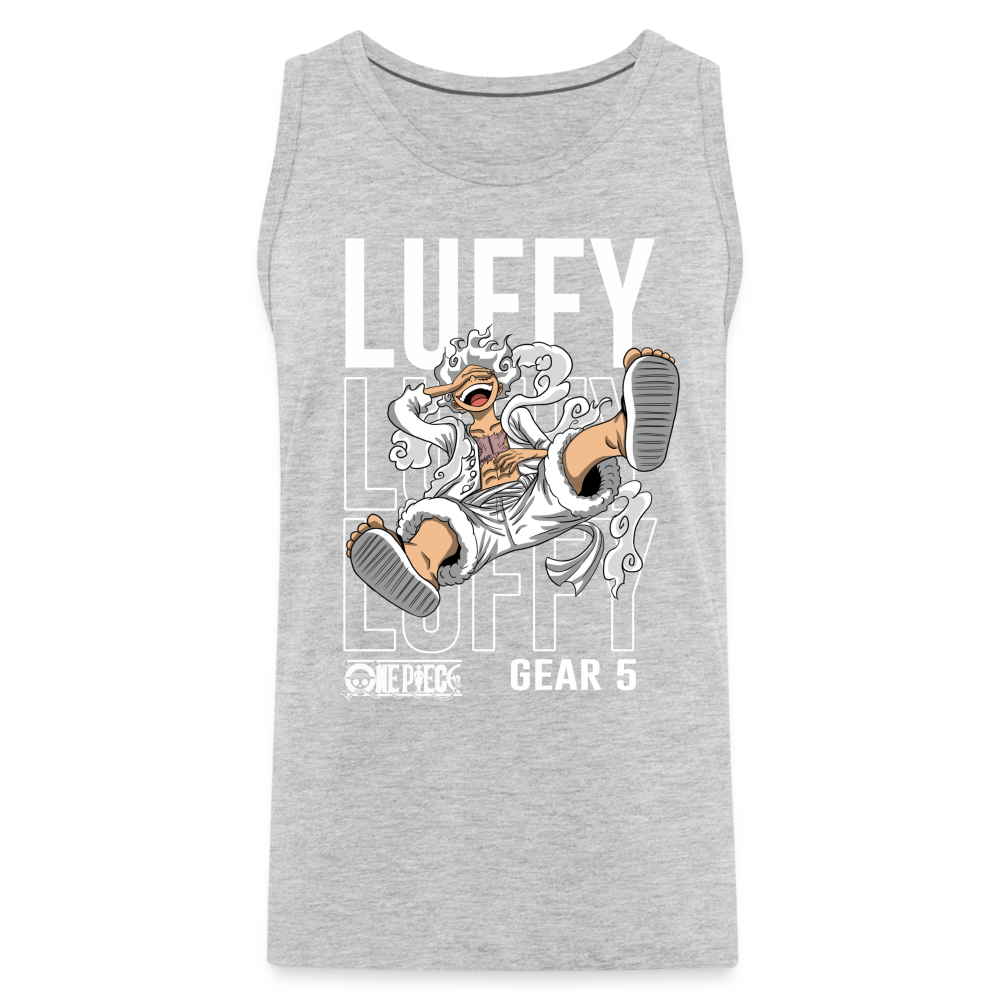 Luffy Luffy Luffy G5 - Men’s Premium Tank - heather gray
