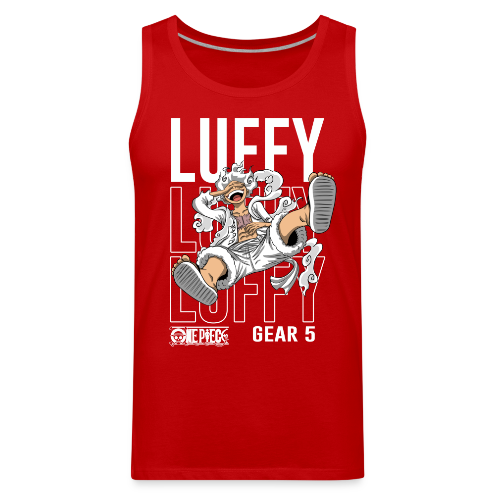 Luffy Luffy Luffy G5 - Men’s Premium Tank - red