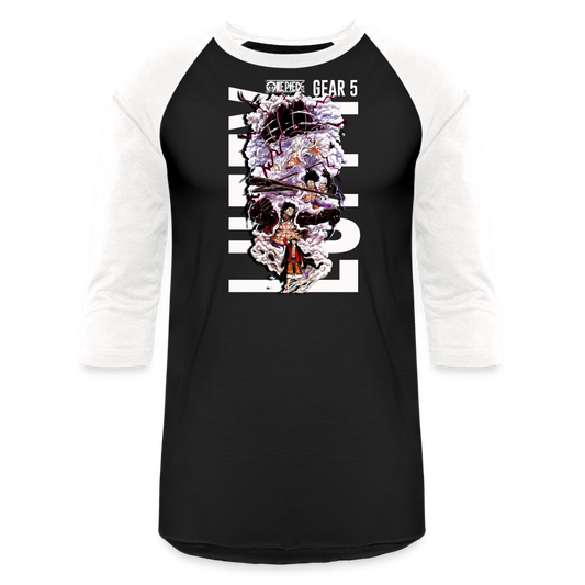 Gearshift - Baseball T-Shirt - black/white