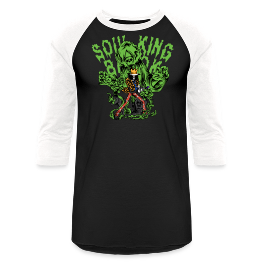 Soul King - Baseball T-Shirt - black/white