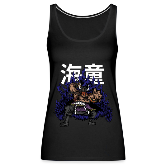 The King of the Beasts - Women’s Premium Tank Top - black
