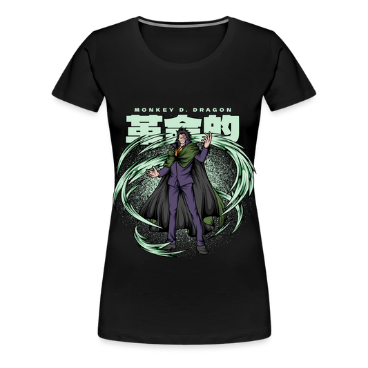 Rebellious Dragon - Women’s Premium T-Shirt - black