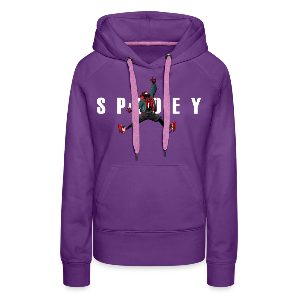 Air Spidey - Women’s Premium Hoodie - purple 