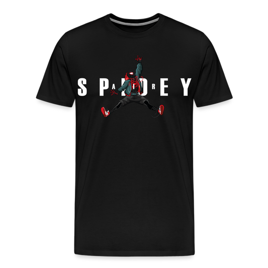 Air Spidey -  Men's Premium T-Shirt - black