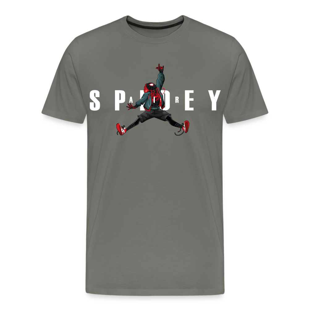 Air Spidey -  Men's Premium T-Shirt - asphalt gray