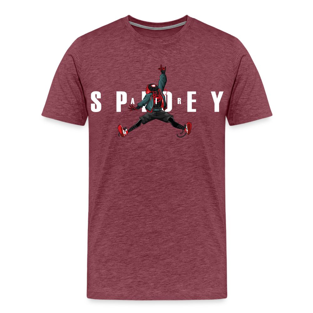 Air Spidey -  Men's Premium T-Shirt - heather burgundy