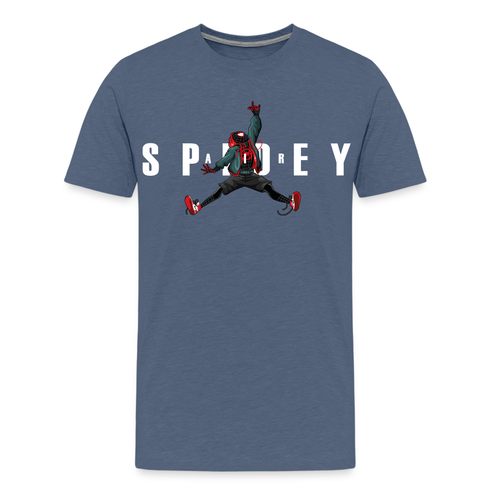 Air Spidey -  Men's Premium T-Shirt - heather blue