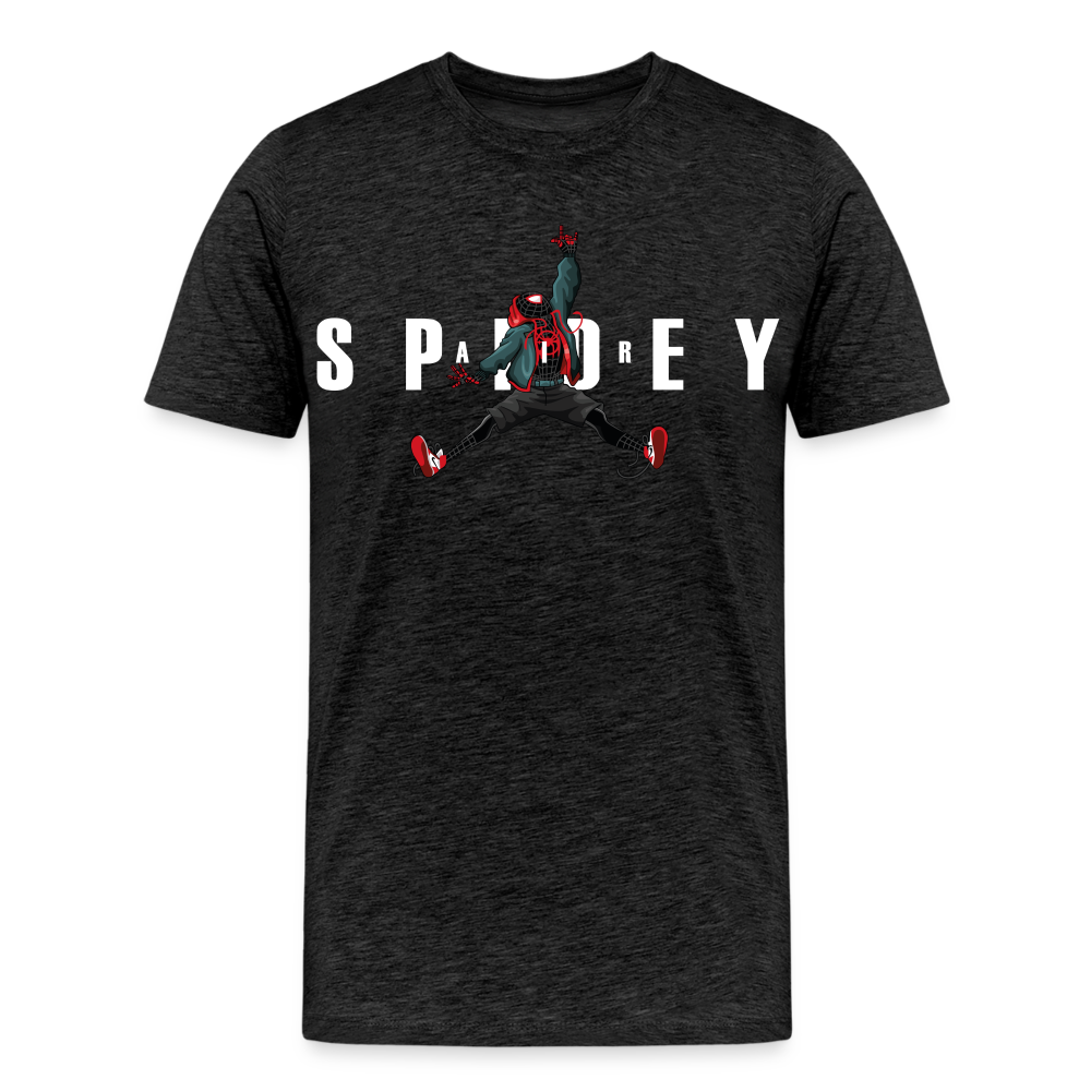Air Spidey -  Men's Premium T-Shirt - charcoal grey