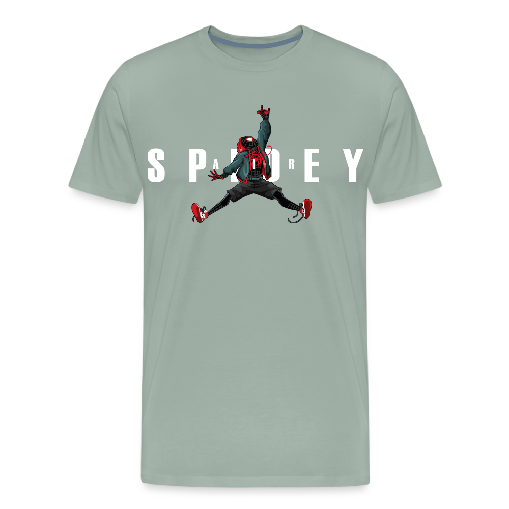 Air Spidey -  Men's Premium T-Shirt - steel green