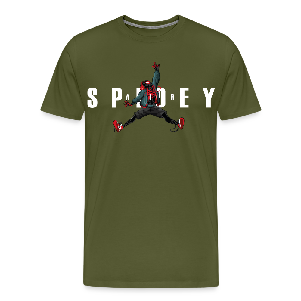 Air Spidey -  Men's Premium T-Shirt - olive green