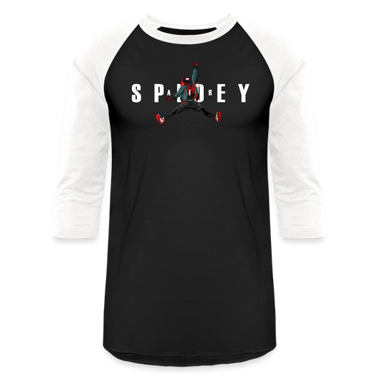 Air Spidey - Baseball T-Shirt - black/white