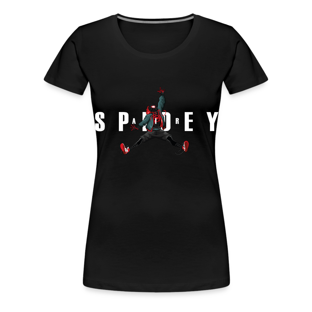 Air Spidey -  Women’s Premium T-Shirt - black