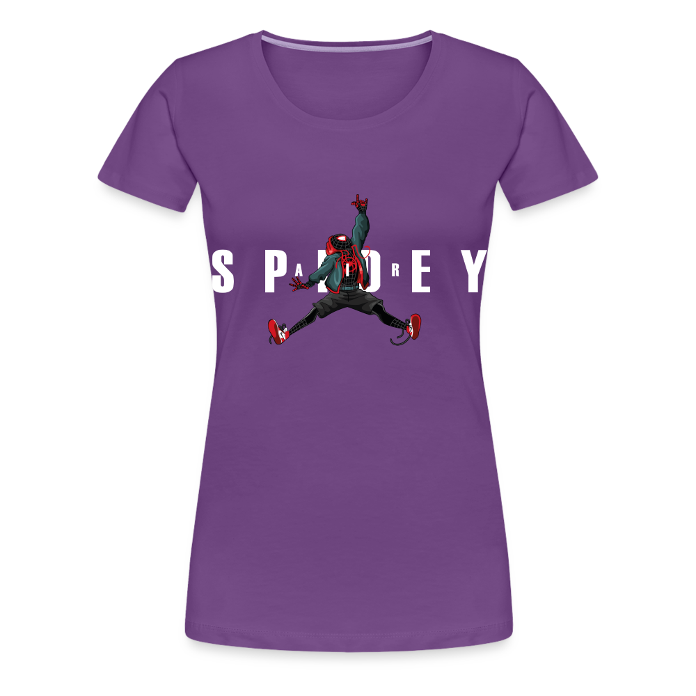 Air Spidey -  Women’s Premium T-Shirt - purple