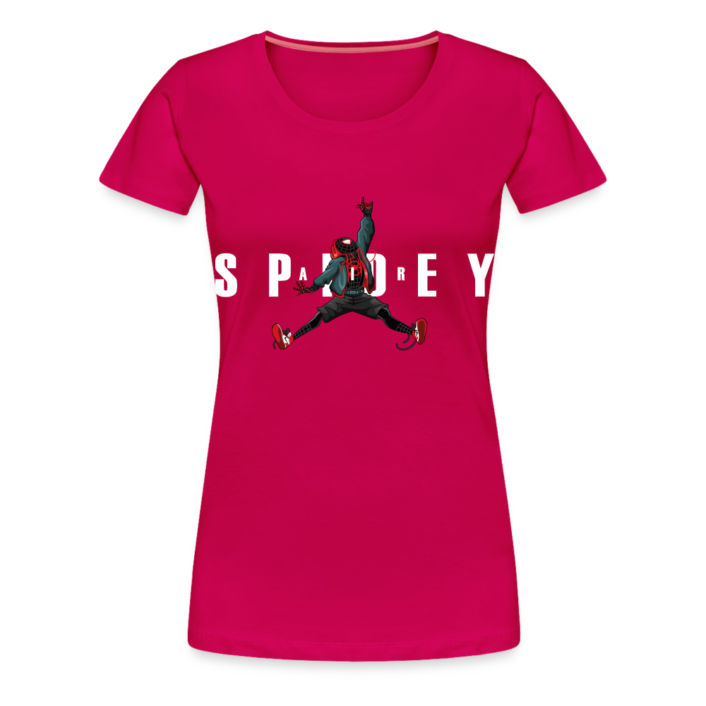 Air Spidey -  Women’s Premium T-Shirt - dark pink