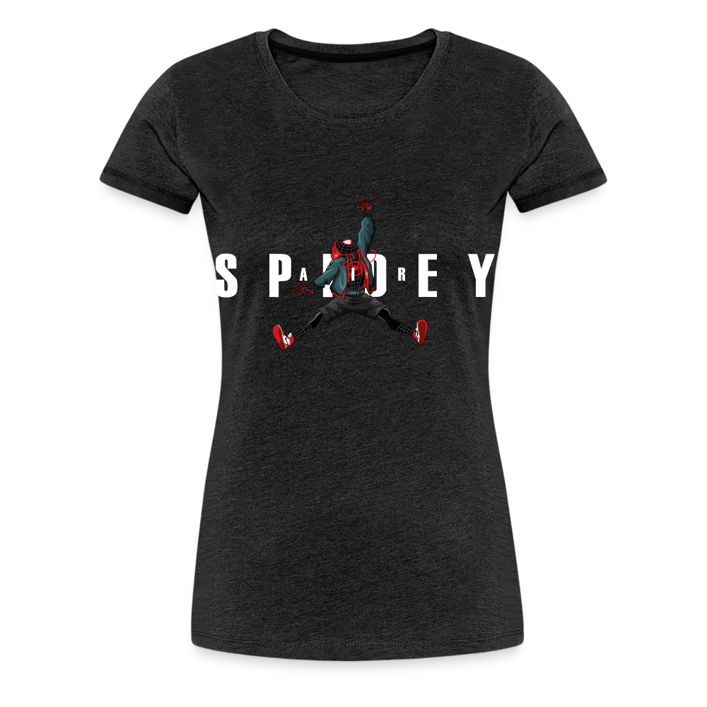 Air Spidey -  Women’s Premium T-Shirt - charcoal grey
