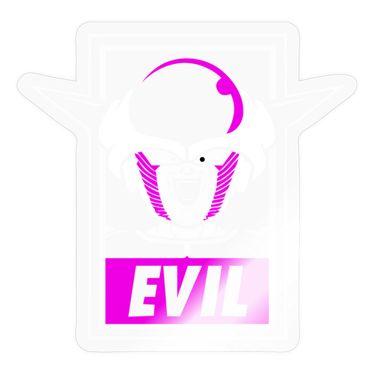Evil! - Sticker - transparent glossy