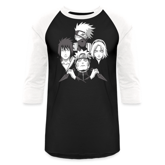 Team 7 - Baseball T-Shirt - black/white