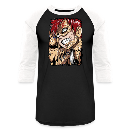 Fifth Kazekage - Baseball T-Shirt - black/white