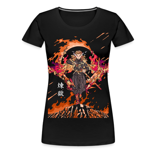 Flame Hashira - Women’s Premium T-Shirt - black