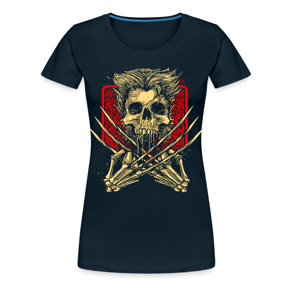 Wolverine's Bones - Women’s Premium T-Shirt - deep navy