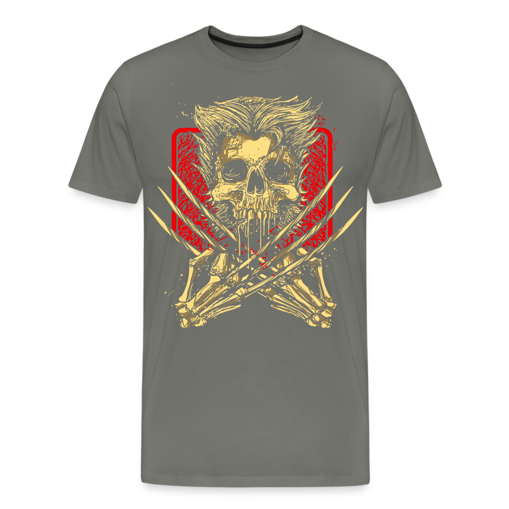 Wolverine's Bones - Men's Premium T-Shirt - asphalt gray