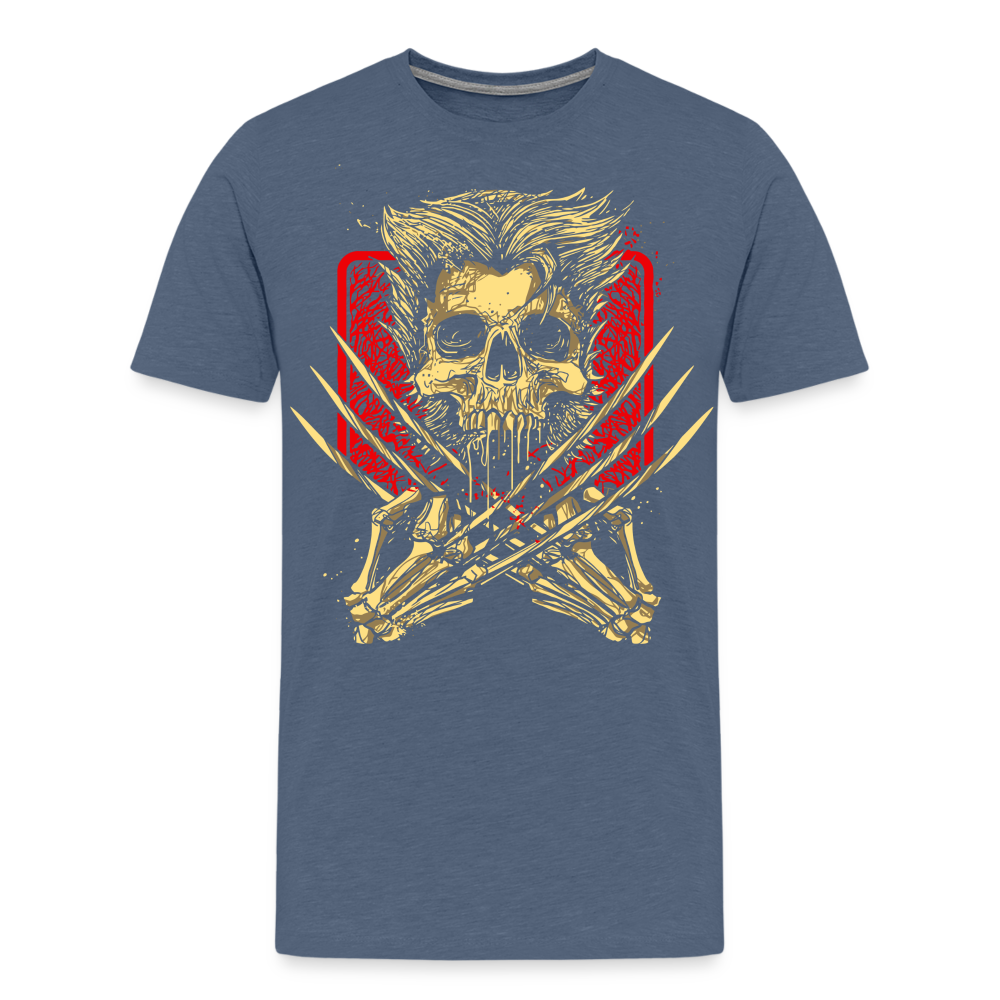 Wolverine's Bones - Men's Premium T-Shirt - heather blue