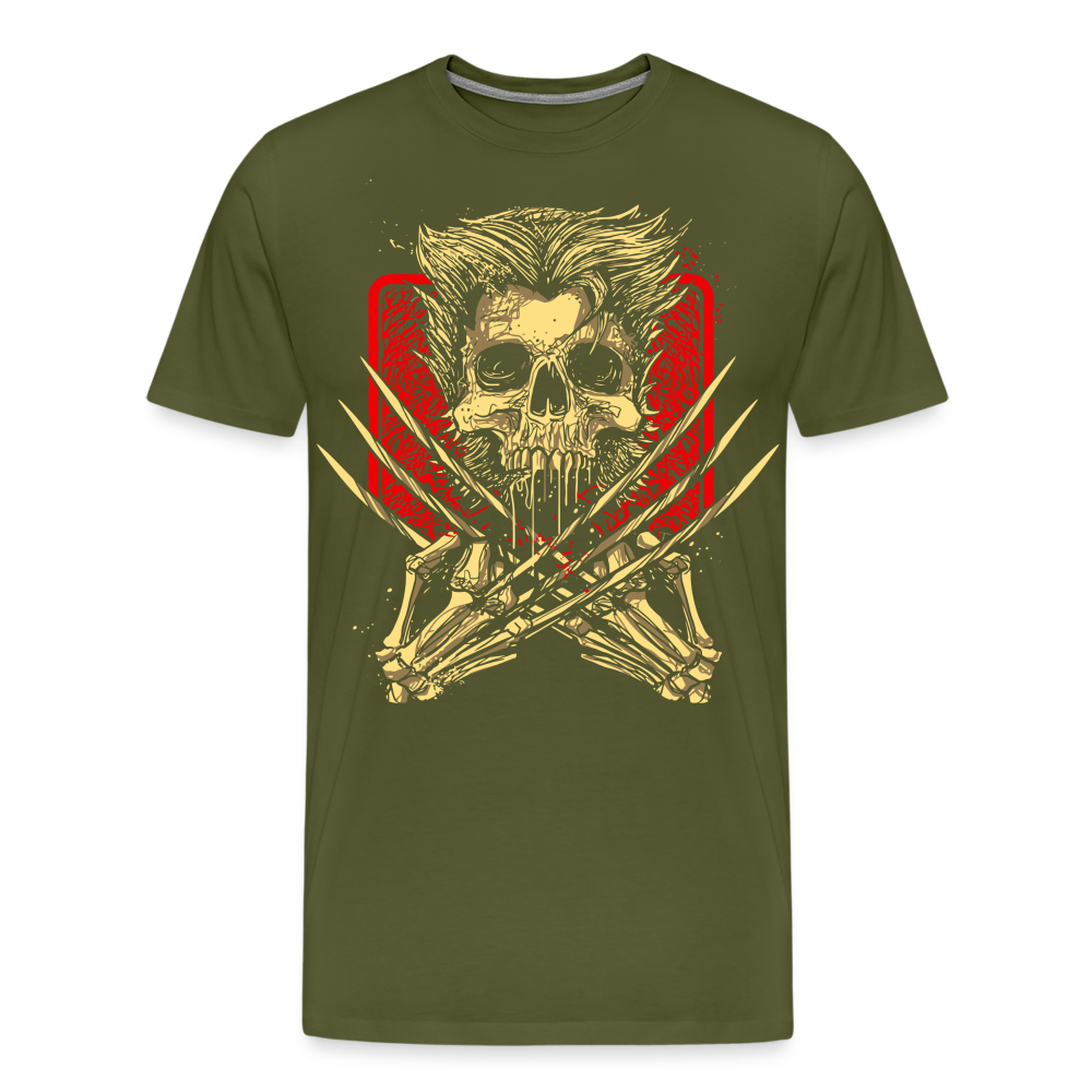 Wolverine's Bones - Men's Premium T-Shirt - olive green