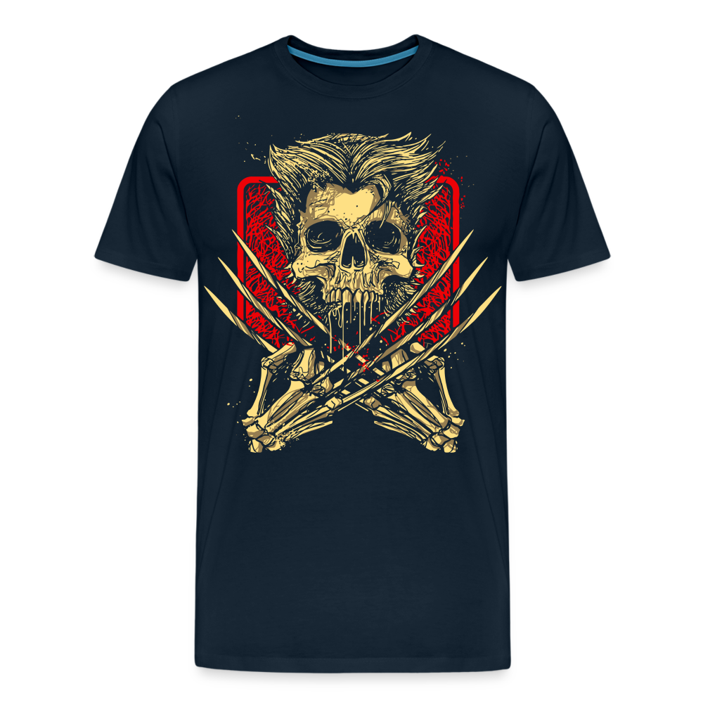 Wolverine's Bones - Men's Premium T-Shirt - deep navy