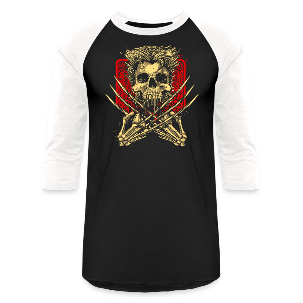 Wolverine's Bones - Baseball T-Shirt - black/white
