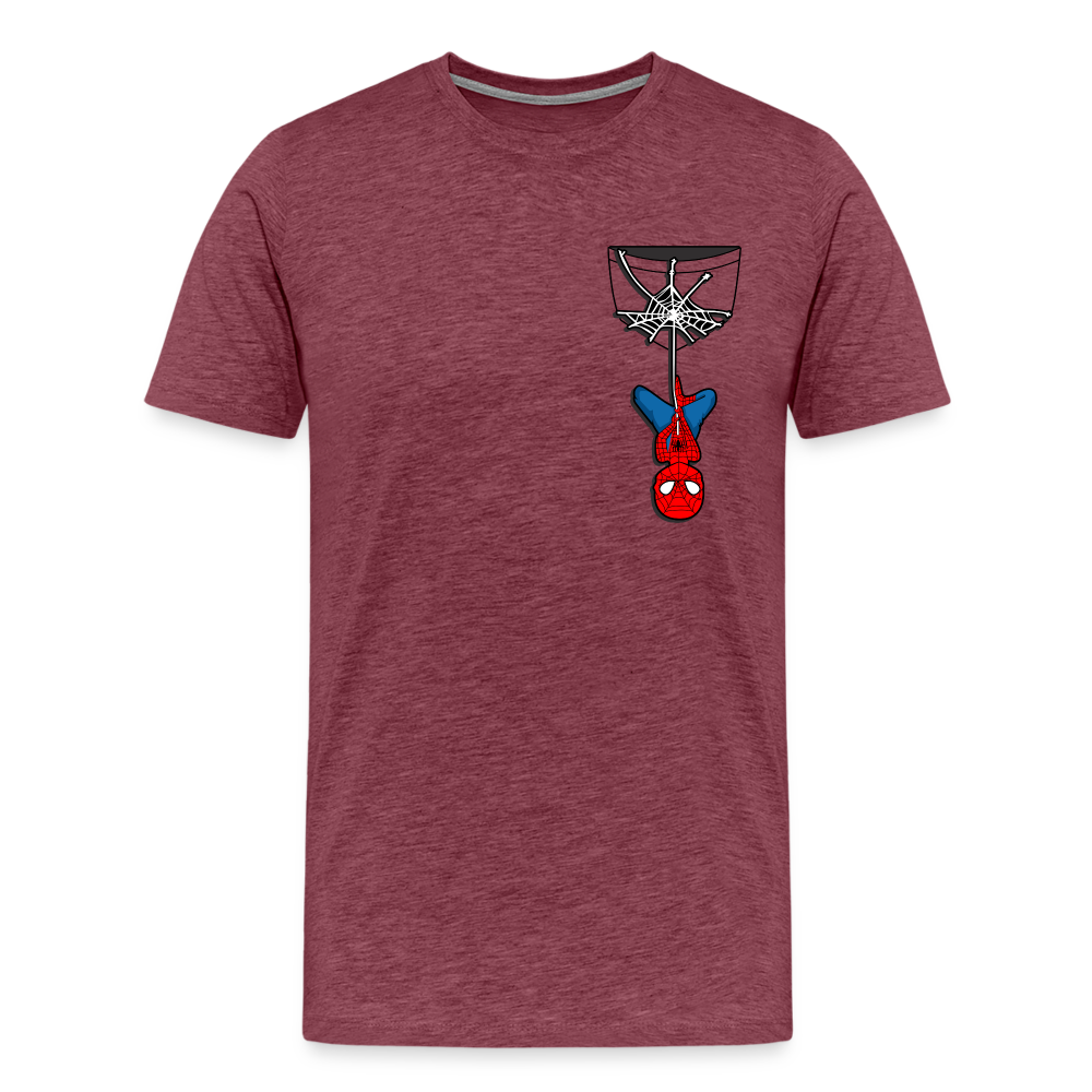 Web Slinger - Men's Premium T-Shirt - heather burgundy