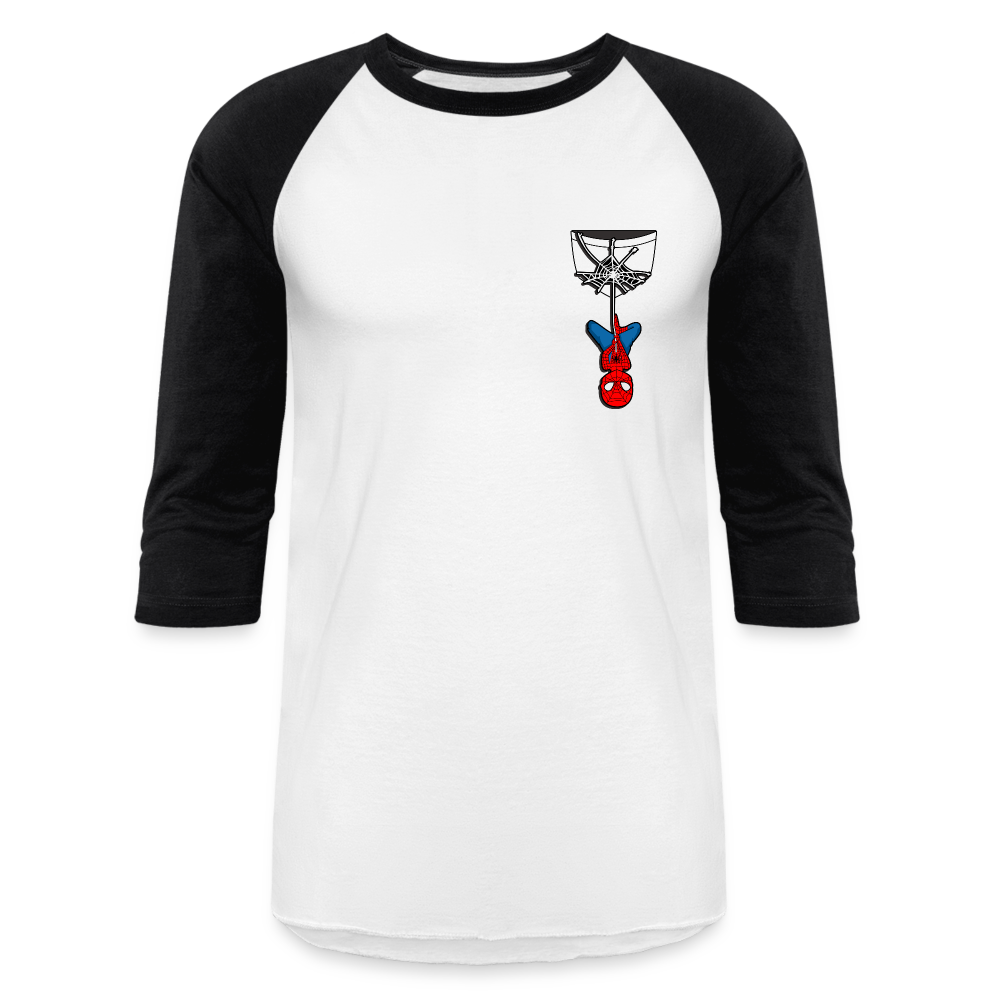 Web Slinger - Baseball T-Shirt - white/black