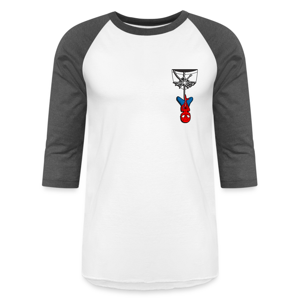 Web Slinger - Baseball T-Shirt - white/charcoal