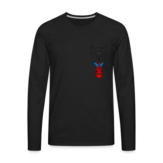 Web Slinger - Men's Premium Long Sleeve T-Shirt - black