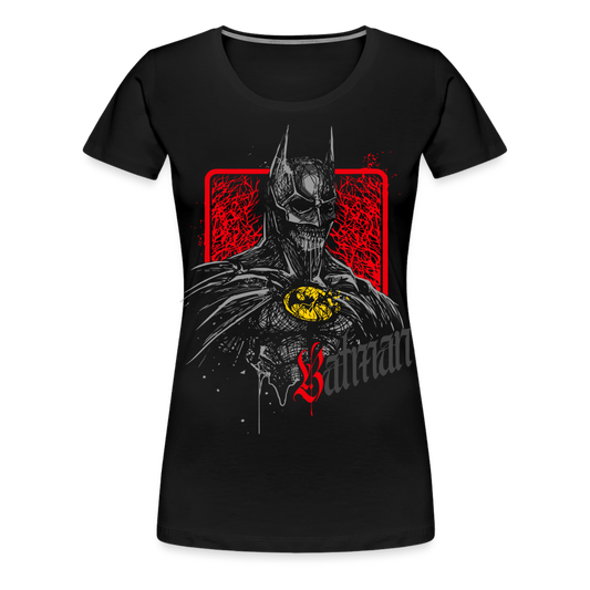 Shattered Batman - Women’s Premium T-Shirt - black
