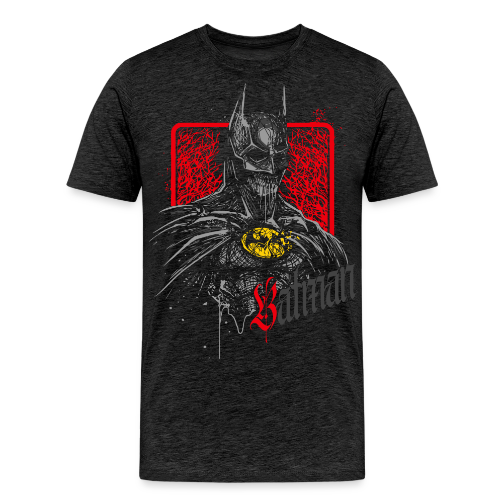 Shattered Batman - Men's Premium T-Shirt - charcoal grey