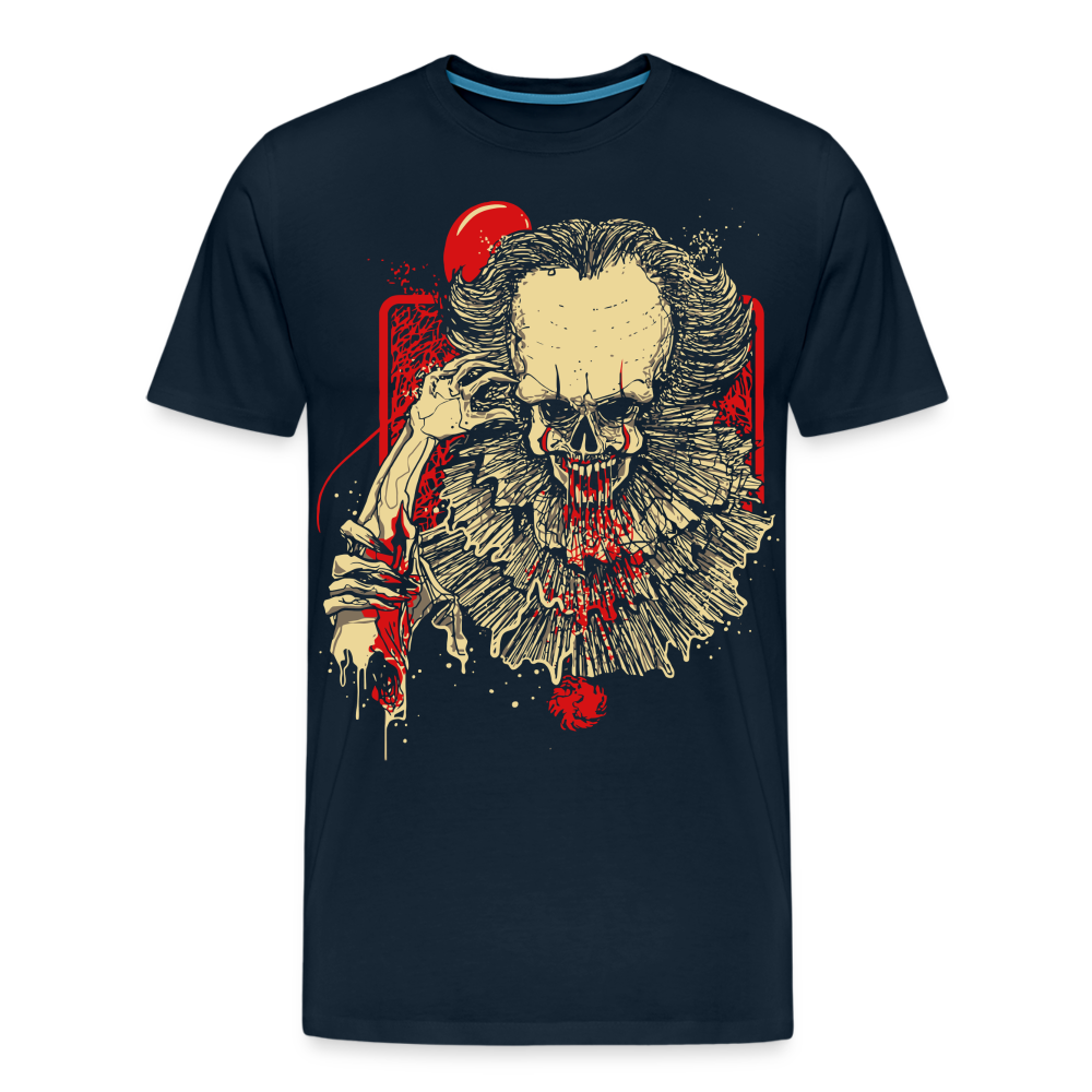IT Skull - Men's Premium T-Shirt - deep navy