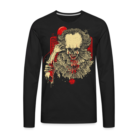 IT Skull - Men's Premium Long Sleeve T-Shirt - black