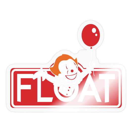 Float - Sticker - transparent glossy