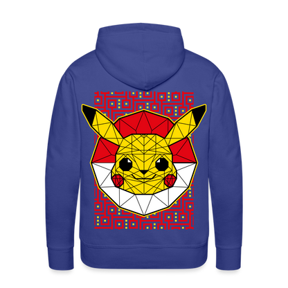 Stained Glass Pikachu - Men’s Premium Hoodie - royal blue