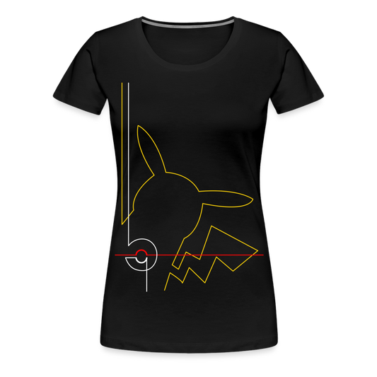 Who's That Pokemon - Women’s Premium T-Shirt - black